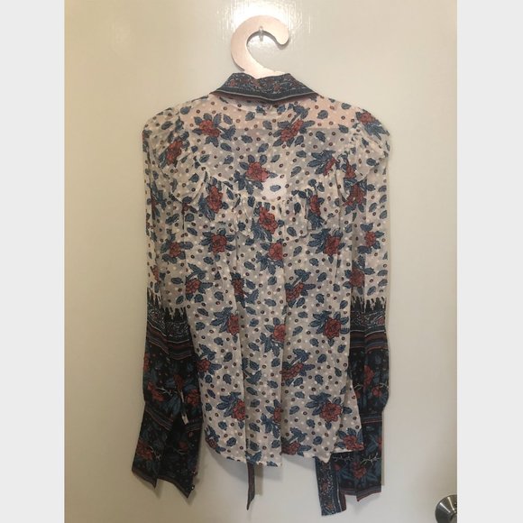 NWT Ulla Johnson Antoine Blouse in Pristine - Picture 9 of 11